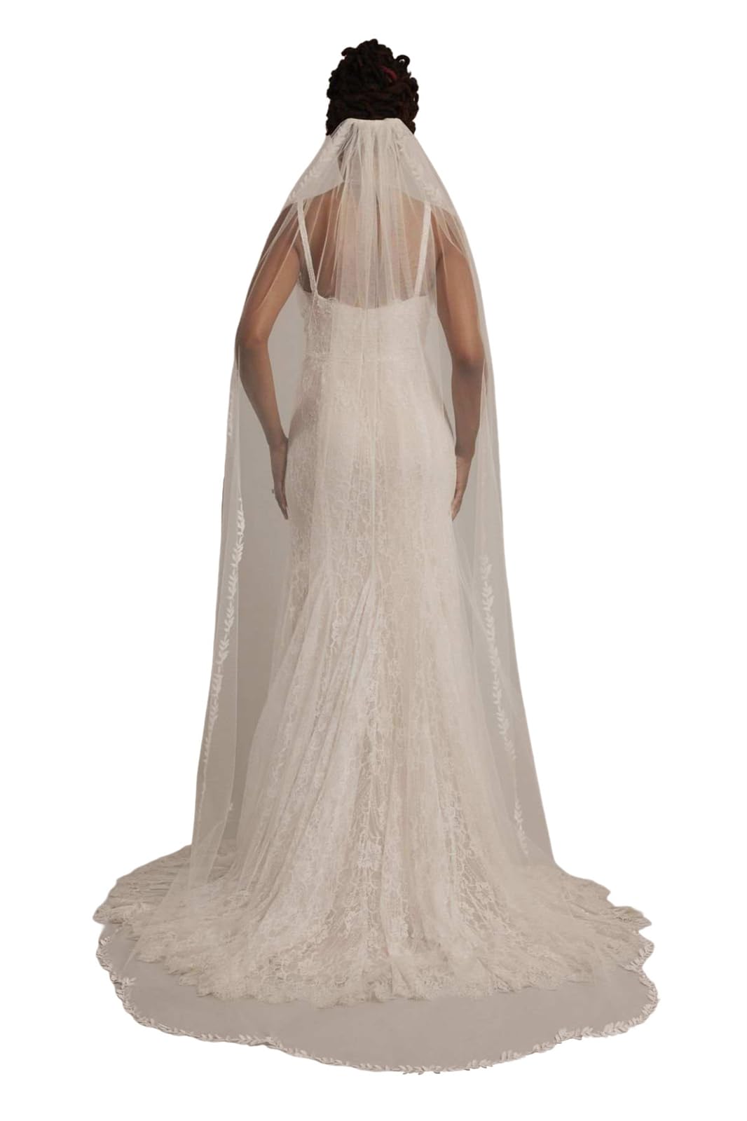 Velo de novia largo de tul suave con peine gratis, accesorios de boda de 1 nivel para novia