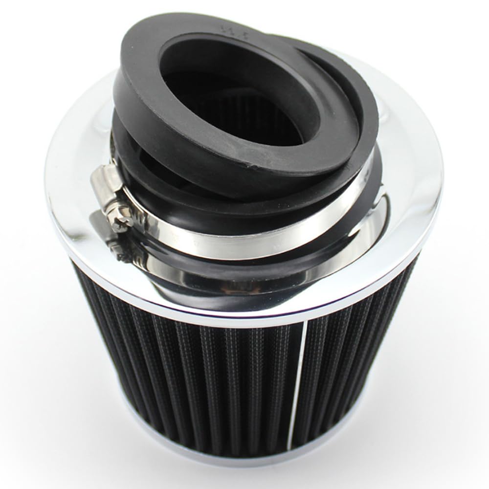 Filtr powietrza 5 w 1 63/70/76/80/90 mm Uniwersalny filtr powietrza do samochodu o wysokim przepływie modyfikowany samochód wyścigowy sportowy filtr powietrza stożkowy filtr powietrza wlotowego