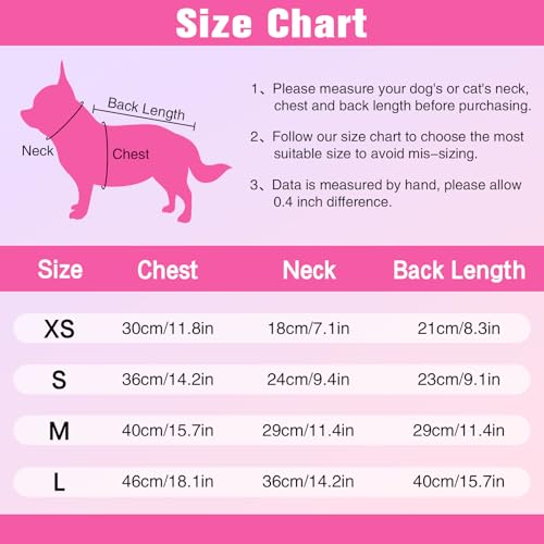Winmany Sommer-Tanktop für kleine Hunde, für Mädchen und Jungen, Chihuahua, Shih Tzu, Zwergspitz-Shirts, Weste (Rosa + Lila, Größe XS), 2 Stück