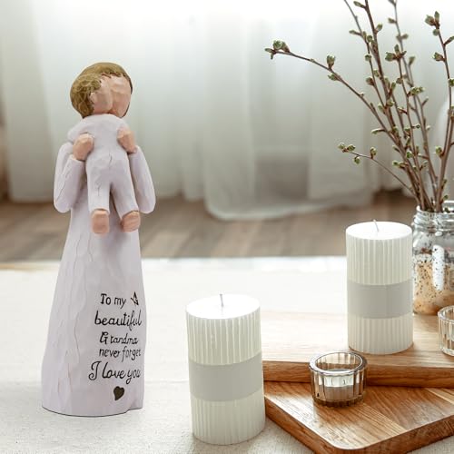 Figura de resina pintada a mano para abuela miniatura 6