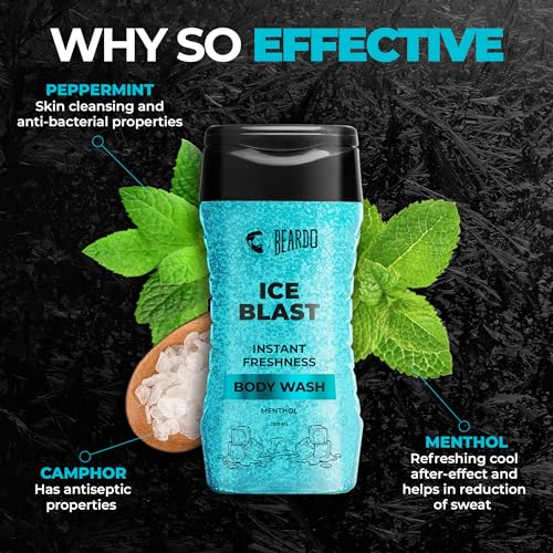Image of Beardo Summer Essentials Combo | De-Tan Facewash,Hair Serum,Sunscreen Spray,Face Scrub, Ice Blast Body Wash & Traveller Pouch |All-in-one Kit for Men