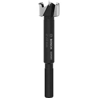 Bosch 1 x Expert Wood Forstner Drill Bit, 20 mm | For softwood, hardwood, diameter 20.00 mm, professional accessories drill, 