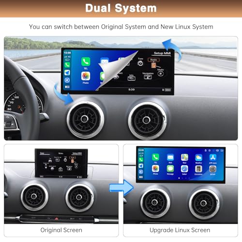 Pantalla de actualización 12.3 pulgadas para Audi A3/S3 2014-2019 miniatura 6
