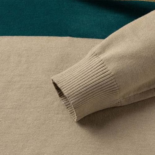 Sweater Men Crewneck Long Sleeve Sweaters Textured Pullover Sweater Cable Knit Pullover Plus Size Warm Winter Outwear3