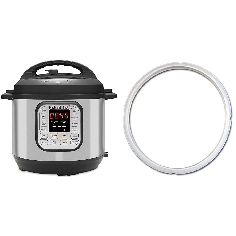 Instant Pot Duo 7-in-1 Electric Pressure Cooker, 6 Quart, 14 One-Touch Programs & Single Sealing Rin