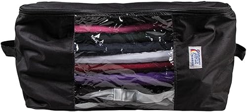 Miniatura 6 de EZ-Store Bolsa de almacenamiento para almohadilla de sillín  Color azul marino  Panel frontal transparente  Almacenamiento espacioso  Material