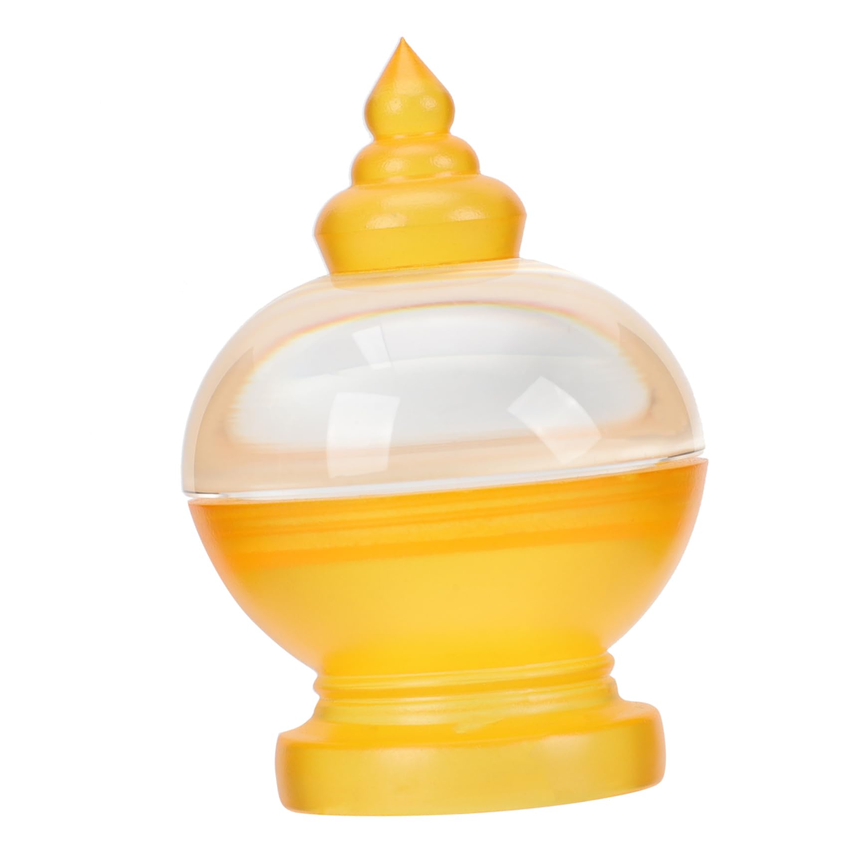 Alipis 5stücke Acrylic Buddha Stupa Ornament Dekorative Buddhistische Statue Für Tempel Und Wohnkultur Langlebig Stabil Und Elegantes Design Für Tischdekoration