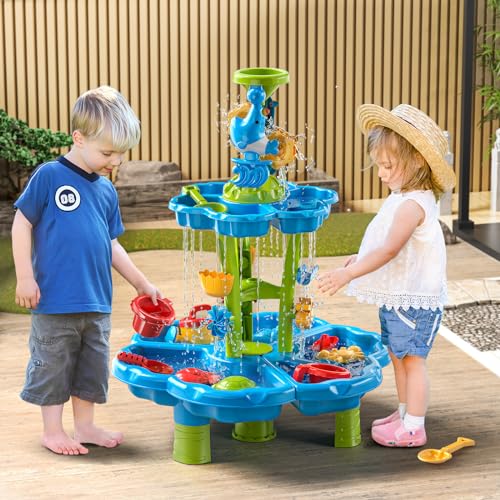 image for TEMI Water Table for Kids 3-5, Toddler Water Table, Outdoor Toys Kids 