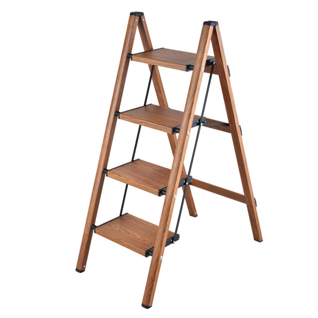 HAPPLiGNLY Home Step Stools,Multi-Function Household Folding Ladder Stool, 4-Step Ladder Chair, Shoe Rack, Flower Rack, Kitchen Step Stool, Widened (3 Color, Size : 45×80×110Cm),C