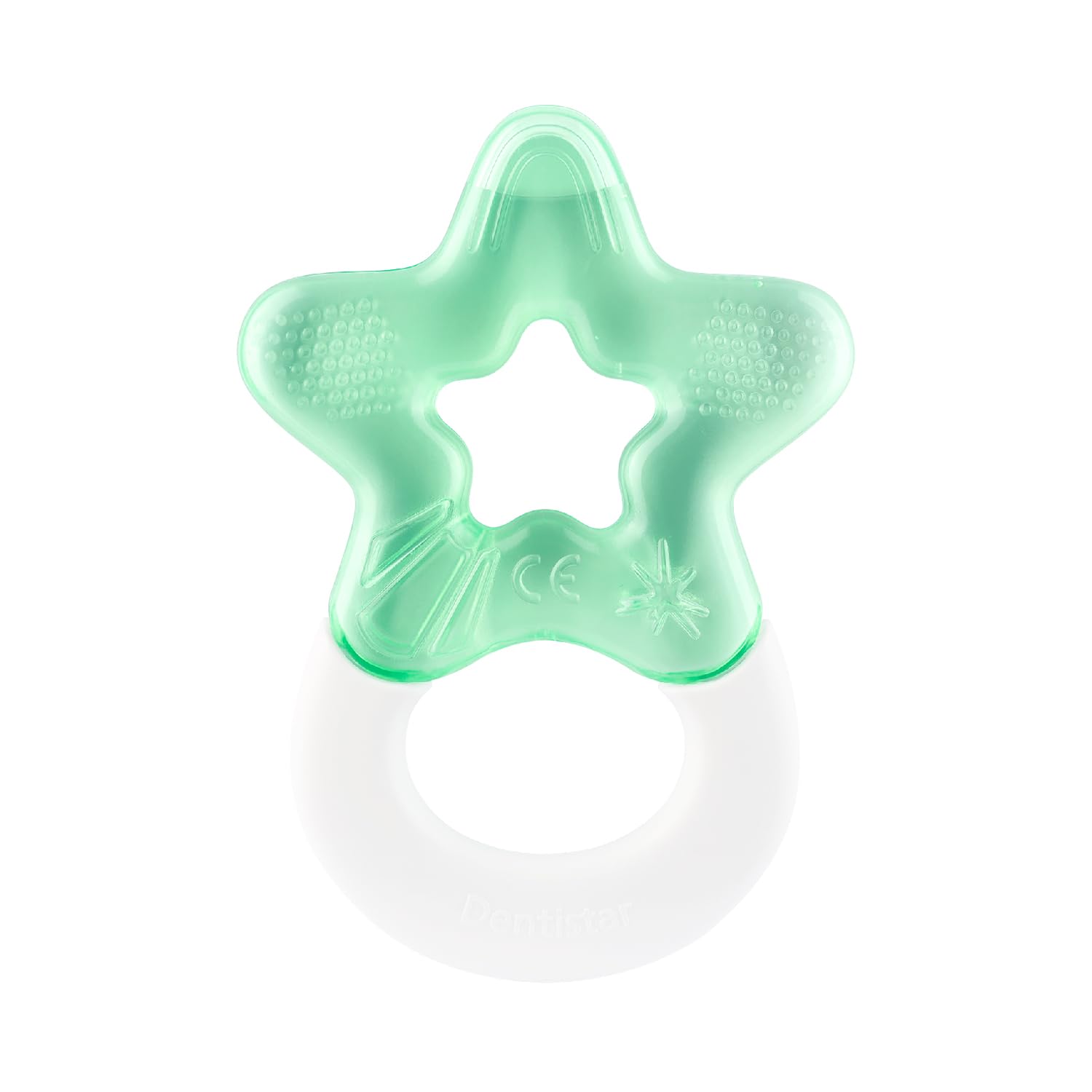Gioco Dentizione Hugstar In Silicone Per Neonati - Massaggiagengive Con 5 Texture, Verde Menta - Foto 2