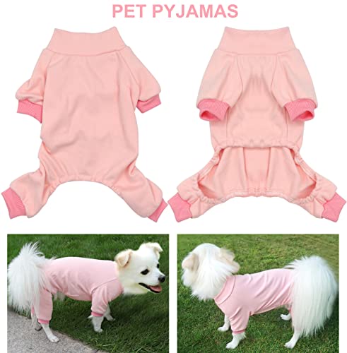 HuaLiSiJi Dog Pyjamas Cotton Pyjamas for Dogs Elastic and Take off Suitable for Small and Medium Dogs (Pink, 3XL) - Image 2