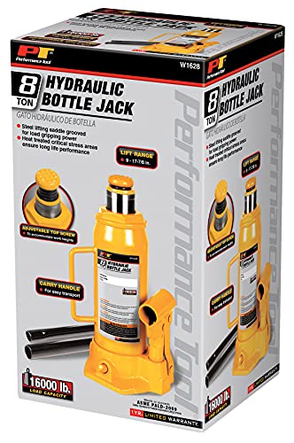 Image of Performance Tool W1628 8 Ton Hydraulic Bottle Jack