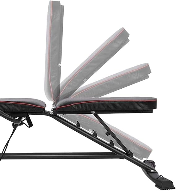 Multifunctional Dumbbell Bench Adjustable Sit Up Bench with Fitness Rope Decline Bench Press Weight Bench Dumbbell Bench Roman Chair