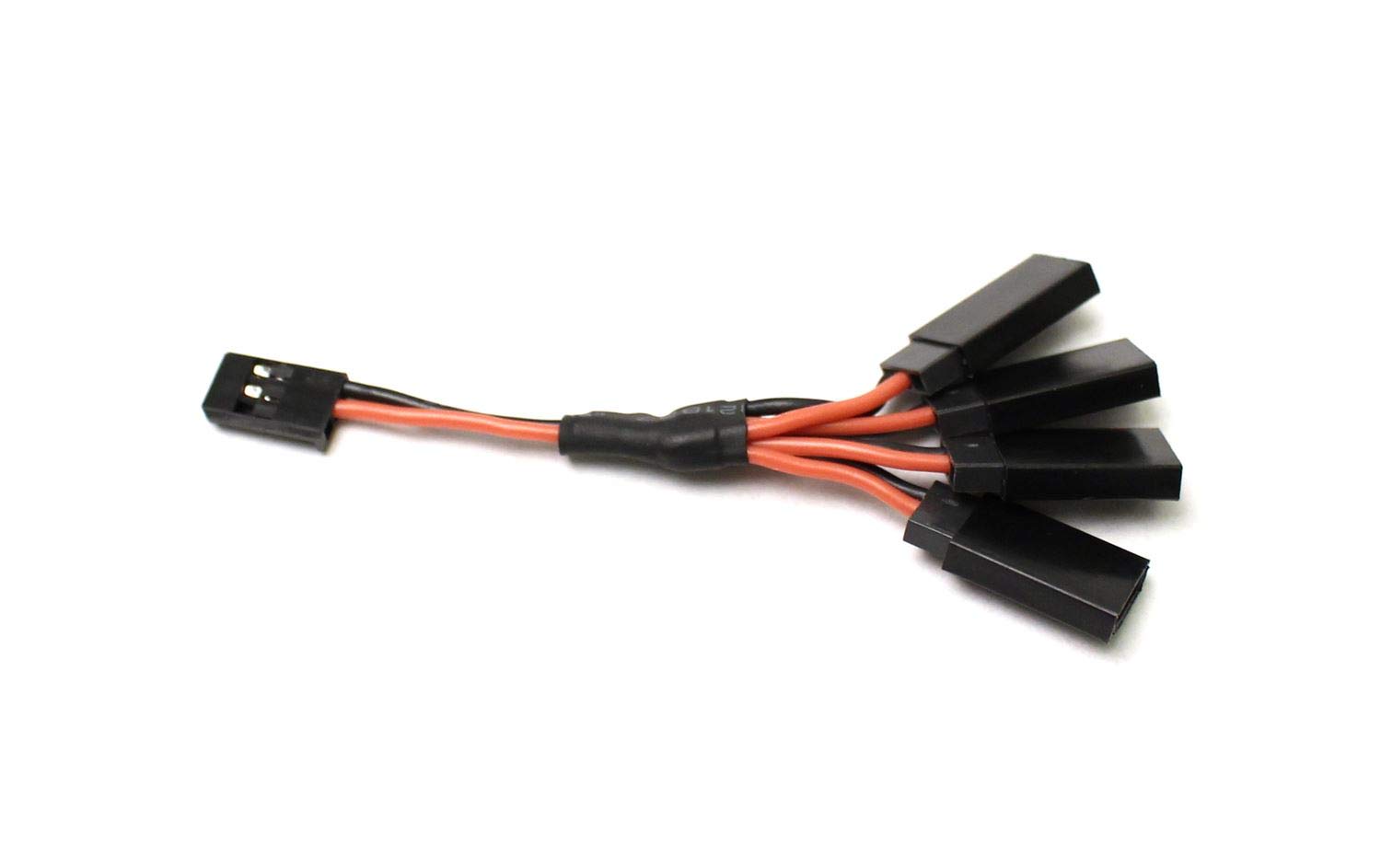 Racers Edge 1656 Universal Rx Power Splitter, Female Servo X 4