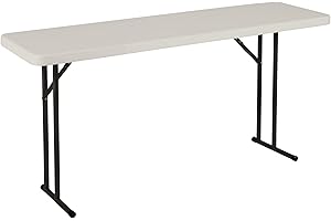 Norwood Commercial Grade Foldable 5ft Blow-Molded Plastic Folding Classroom Table
