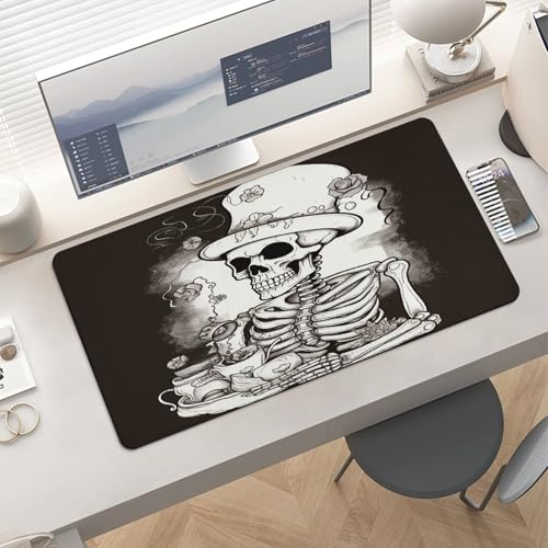 Skeleton Chef Desk Pad con Base de Goma miniatura 6