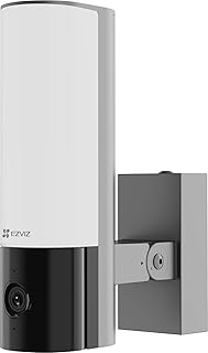 EZVIZ 4MP WLAN Floodlight Camera EL3, Outdoor Surveillance Camera, Two-Way Audio, Active Defense, AI Detection, Colour Nig…