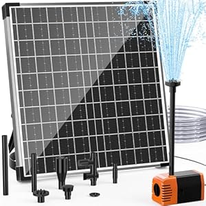 Biling 25W Solar Springbrunnen Teichpumpe