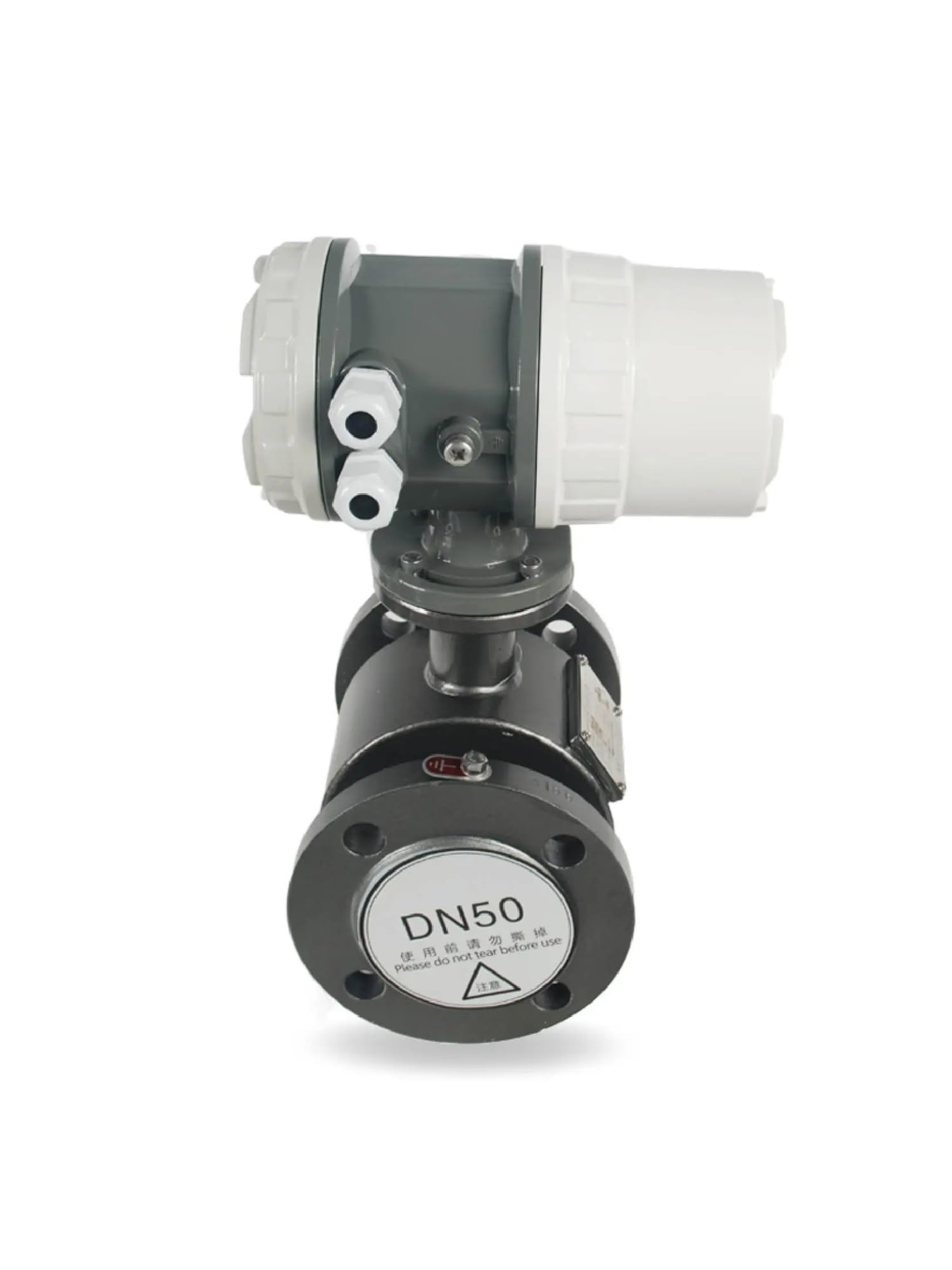 Medidor de flujo electromagnético con pantalla LCD, sensor de flujo magnético de agua líquida DN10-DN50 for tuberías de aguas residuales. Garantizar la estabilidad(DN50)