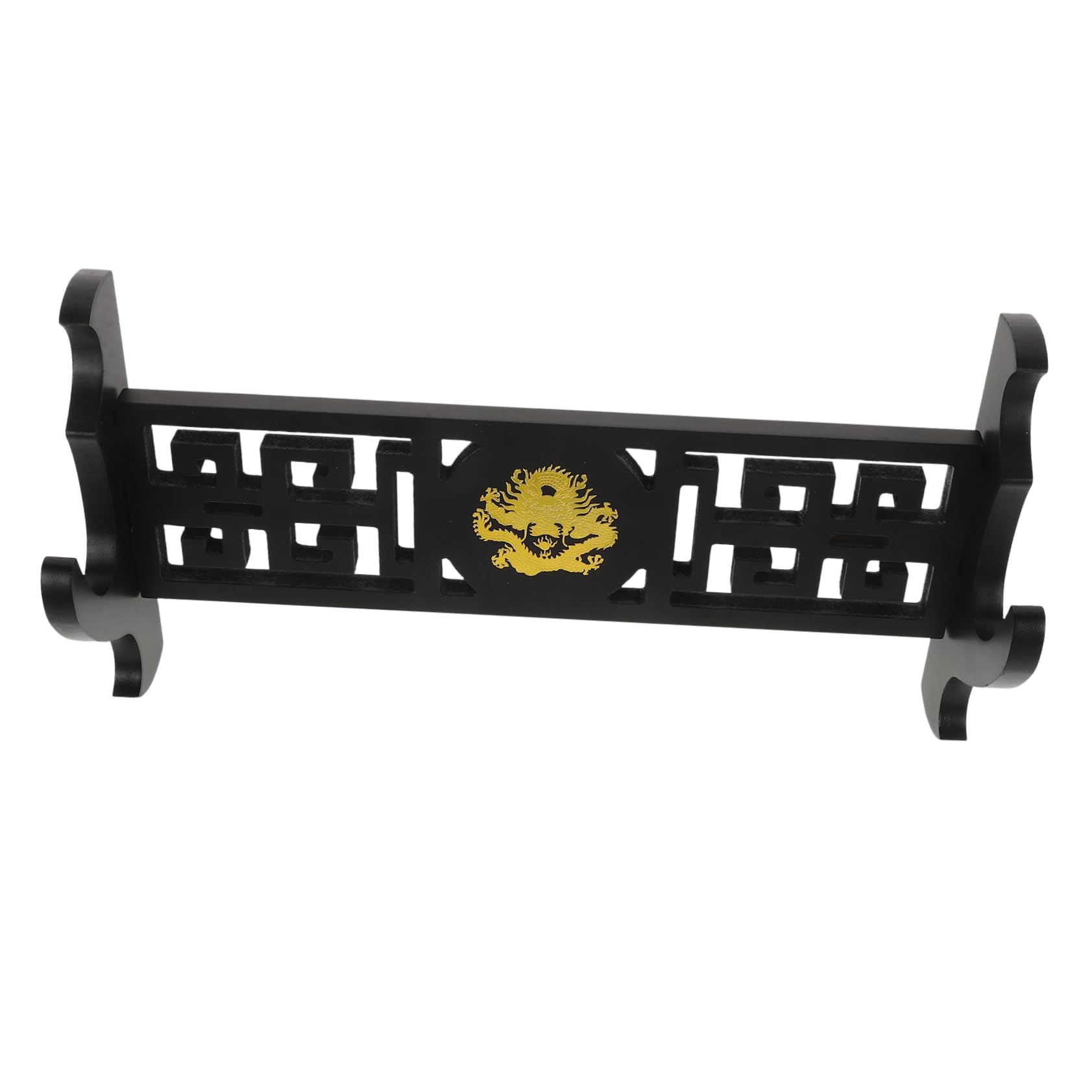 HONMEET Wooden Sword Holder Stand Wall Mount Rack Decorative Bracket for Display Stand