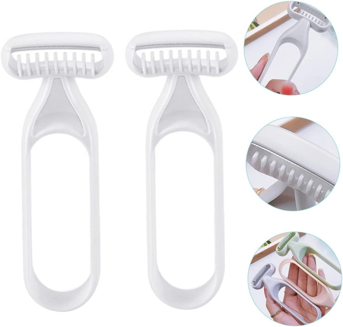 2pcs Body Hair Trimmers for Women Safe Armpit Leg and Bikini Shaving Razor Manual Beauty Care Tool for Smooth Skin and Minimal Irritation Travel Friendly Design