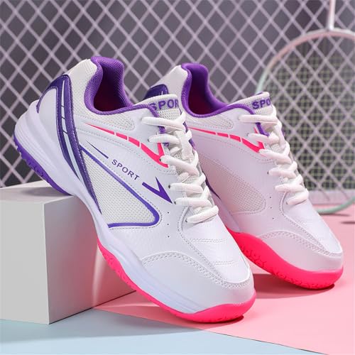 JiuQing Pickleball Shoes for Women Badminton Tennis Squash Shoes Lightweight Comfortable Indoor Outdoor Court Sneakers3