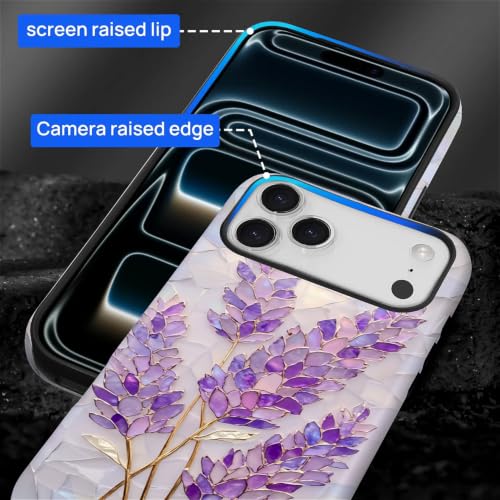 Coque silicone iPhone 17 Pro Max lavande mat pour le quotidien