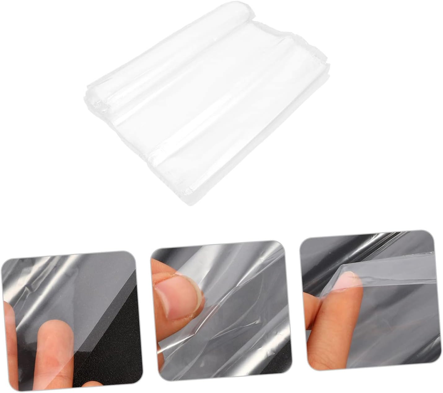 KALLORY Shrink Wrap for Moving 100pcs Heat Shrink Bag Heat Seal Bags for Packing DIY Craft