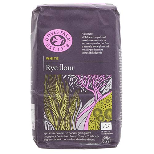 Doves Farm White Rye Organic Flour x 2 (Pack of 2)