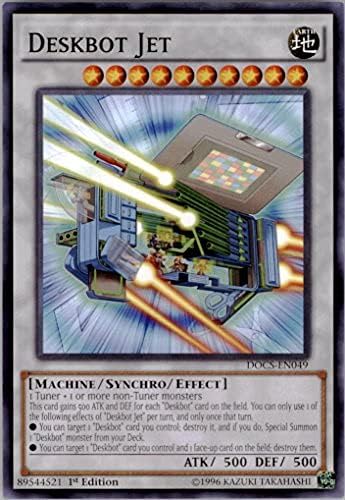 Amazon.com: 2015 Yu-Gi-Oh Dimension of Chaos #DOCSEN049 Deskbot Jet C ...