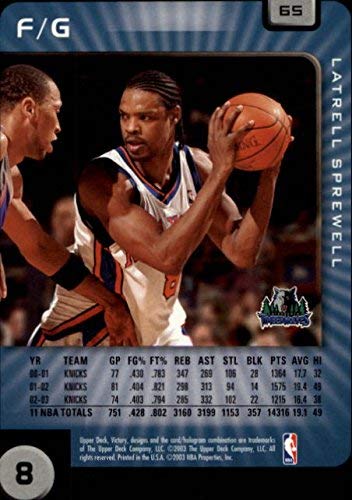 Amazon.com: 2003-04 Upper Deck Victory #65 Latrell Sprewell NBA