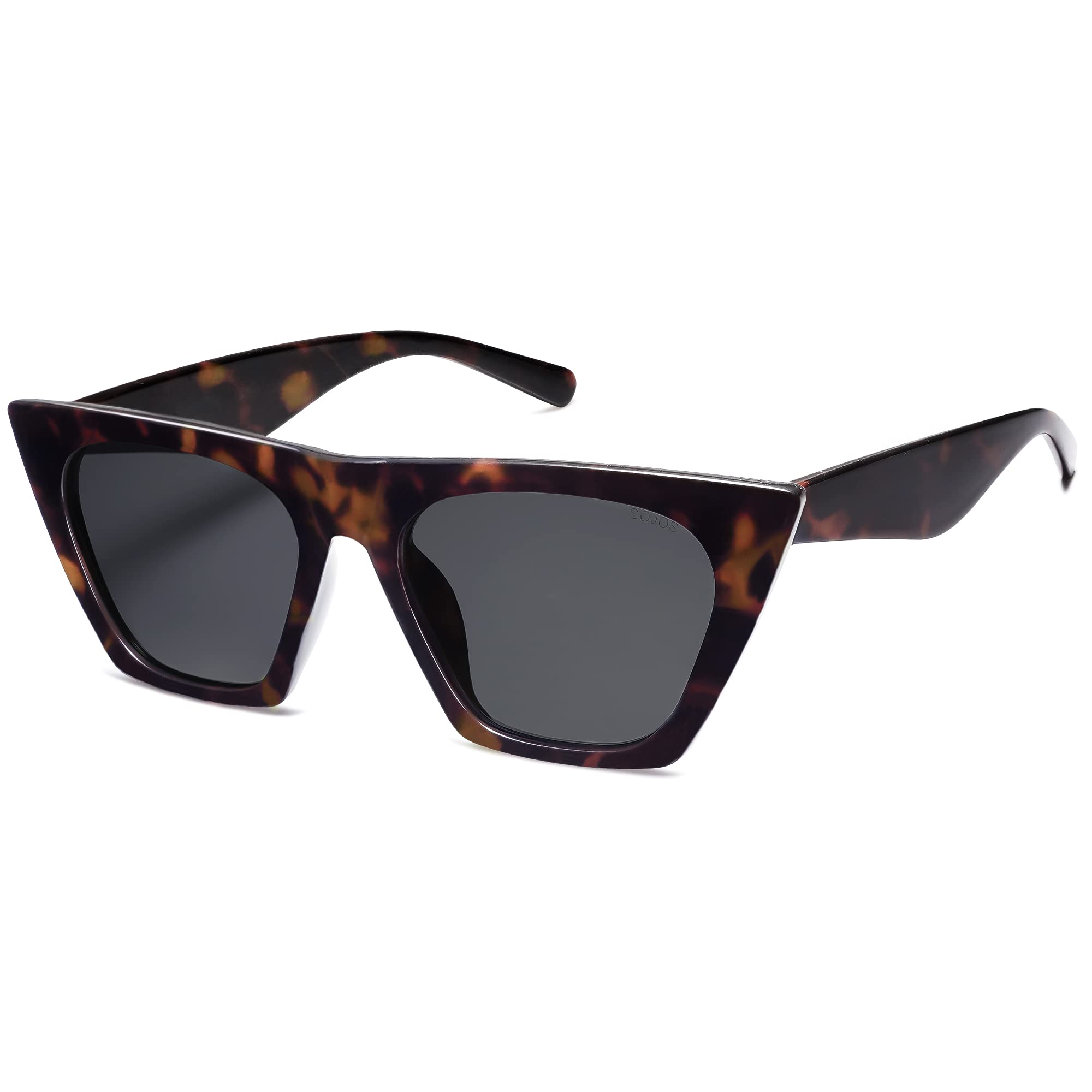 SOJOS Occhiali da Sole da Donna Polarizzati Retrò Cateye Fashion Style Sunnies Bella SJ2115