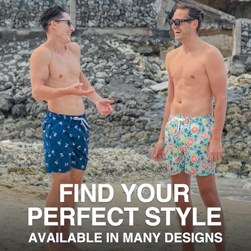 Image of Kanu Surf Men's Big Viper Extended Size Stripe Swim Trunk