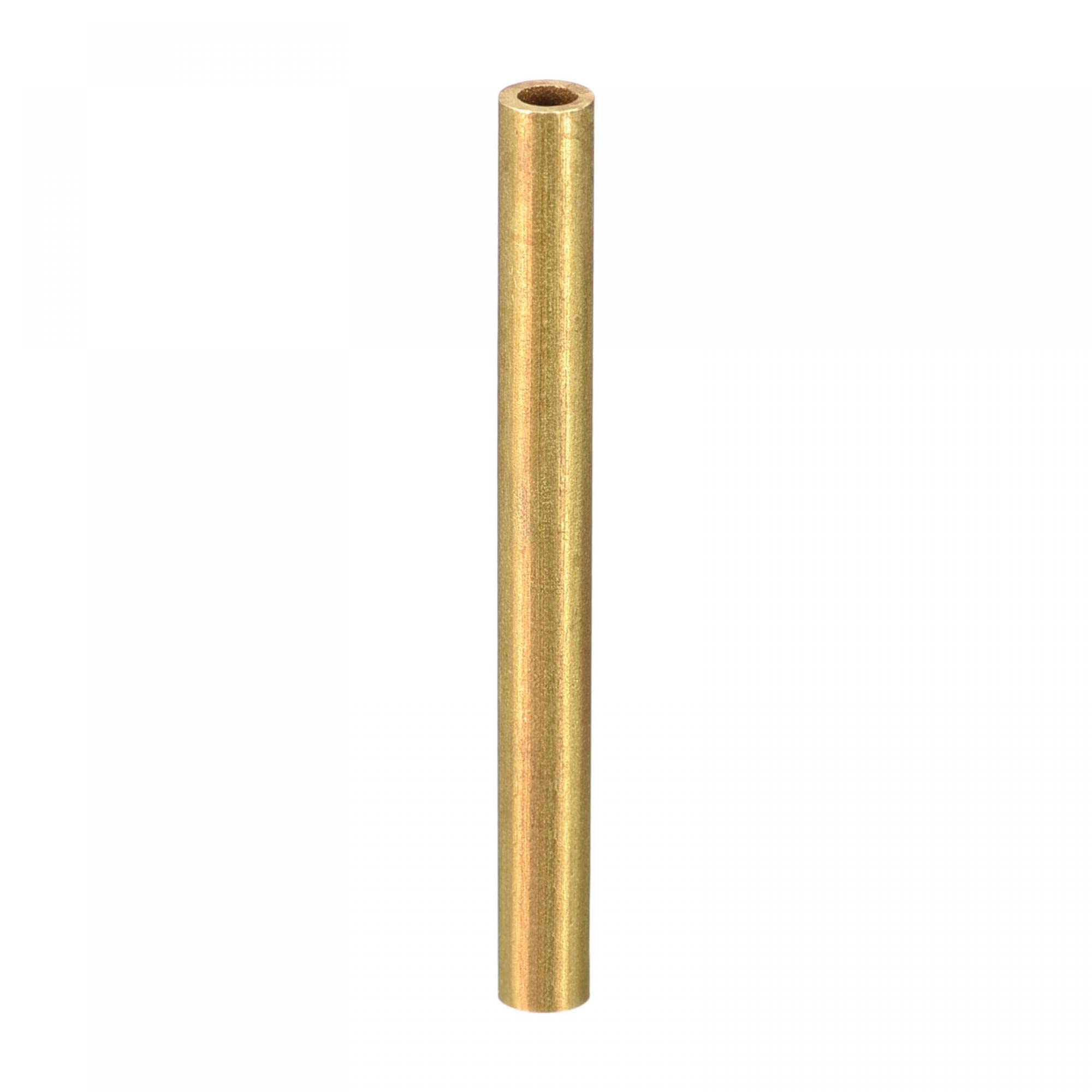 M METERXITY 30 Stück Messing Rundrohr – 10 Mm Außen, 1 Mm Wand, 30 Mm Länge, Nahtlos, Für DIY, Basteln, Makramee, Schmuck & Dekoration