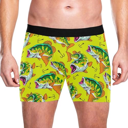 Men's Boxer Briefs Novelty Soft and Breathable with Fly Underwear for Men2