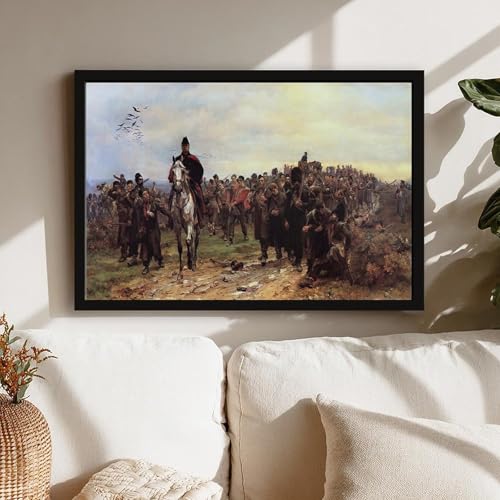 The Return From Inkerman Elizabeth Thompson impression sur toile cadre suspendu déco salon