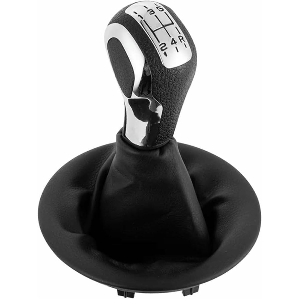 GZNBB Car Manual Gear Shift Knob Boot Cover Gaiter Lever Shifter Handle Stick, for Citroën Berlingo-III 2008