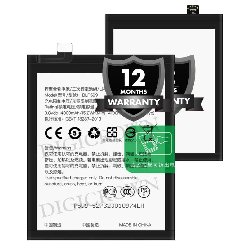 Image of Original BLP599 Battery Compatible for Oppo R7 Plus (R7plusf) - (4100mAh) - 1 Year Warranty DF7