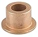 Bunting Bearings EXEF081216 Extra Lubricant with PTFE Flange Bearing, Powdered Metal, SAE 841, 1/2" Bore x 3/4" OD x 1" Length 1" Flange OD x 1/8" Flange Thickness (Pack of 3)