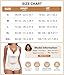 Imagen de Niwicee Body Moldeador Mujer Fajas Reductoras Shapewear Cruz de Malla Control de Abdomen Bodysuit Body Shaper Reductor Invisible Posparto con Almohadillas Extraíbles Bodysuit