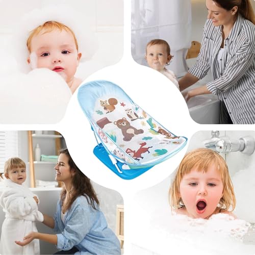 Siège de bain bébé fille et garçon avec dossier réglable compact