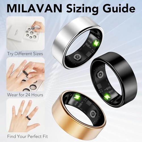 Image of Sizing Kit 1.0 - Measure Before You Buy - Choose from 9 Sizes (6 to 14) - Find Your Ideal Fit for the Smart Ring - Only Compatible Smart Ring
