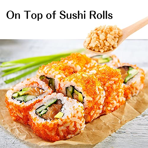 Marutomo Tempura Flakes Tenkasu, Tempura Crunchy Flakes, 2.8Oz, Sushi Crunch Topping, For, Okonomiyaki, Takoyaki, Ramen, Yakiudon, Yakisoba #TOP3