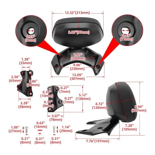 Dossier passager moto pour Go&ldWing F6B idéal pour le duo