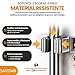 Imagen de SANTTIARI Pack Colgador Escobas y Fregonas + 1 Soporte Escobas Pared Adhesivo+ 4 Ganchos Multiusos