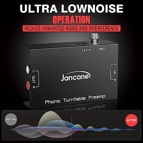 image for cotsoco Phono Turntable Preamp, Phonograph Preamplifier with RCA Input