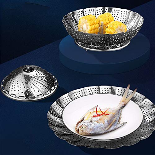 Sqxaldm Cestello per Cottura Vapore Pieghevole