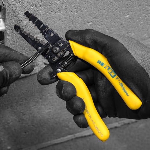 Ideal Electrical 45-621 Reflex Super 12/2 & 14/2 NM Cable T Stripper - Dual NM Wire Stripper, Plier Nose, Slide Lock, Textured Grips by Ideal Industries - Image 7