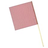 Oversize Warning Products - Dowel Warning Flag 12 Pack (5/8' Dowel 18' Flag, Red)