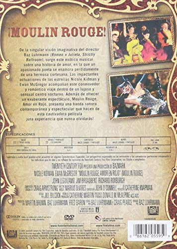 Moulin Rouge (Amor en Rojo) [NTSC/REGION 4 DVD. Import - Latin America] image 4